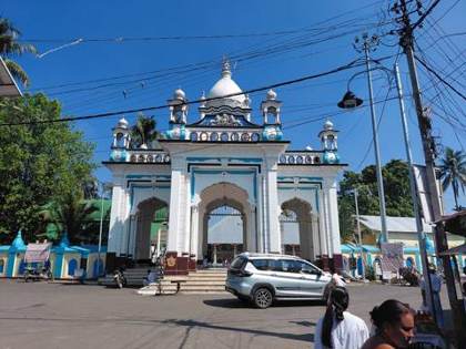 The main gate of Barpeta Satra