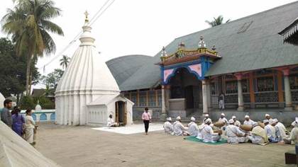 Devotees at Barpeta Satra
