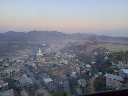 Champhai town and its valley