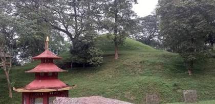 A moidam, an Ahom royal burial mound