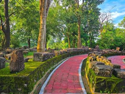 The ruins at Deopahar, Numaligarh