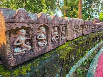 Carved panels at Deopahar
