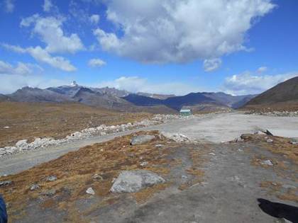 Bum La, on the border plateau