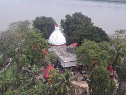 Umananda temple on Peacock Island