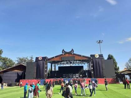 The main arena at Kisama during the festival