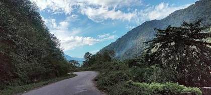 The hills around Itanagar