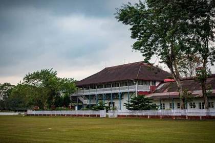 The clubhouse of Jorhat Gymkhana Club