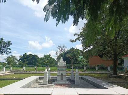A royal memorial inside Kangla