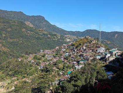 Khonoma on its ridge