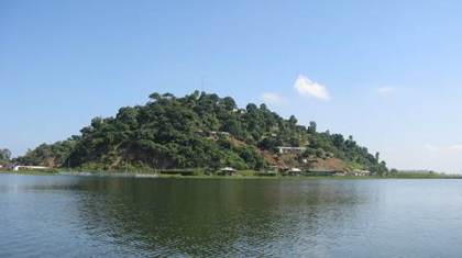 An island hill in Loktak Lake