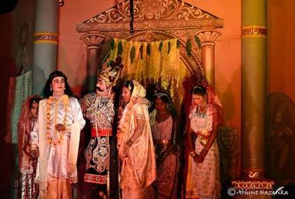 Actors in a Raas play, Majuli