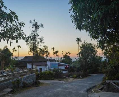A lane in Mawlynnong