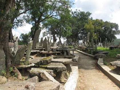 The monolith garden at Nartiang