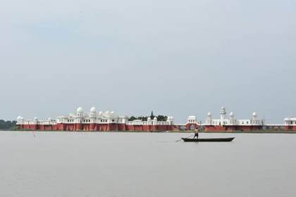 Neermahal across Rudrasagar Lake
