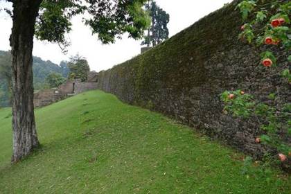 The old palace walls