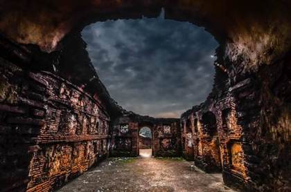 Inside the Talatal Ghar