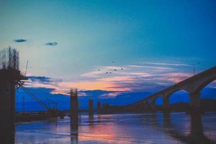 Dusk at the Kolia Bhomora bridge