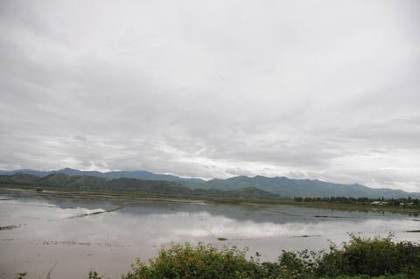 Fields and hills, Thoubal