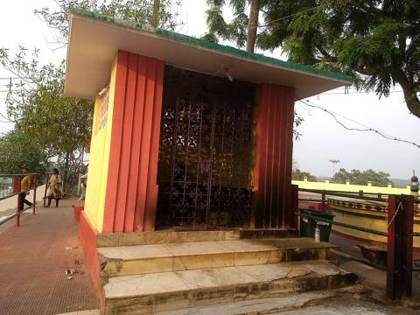 A Shiva shrine at Tripura Sundari Temple