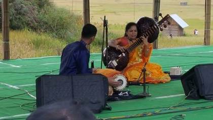 A classical set on the day stage at Ziro